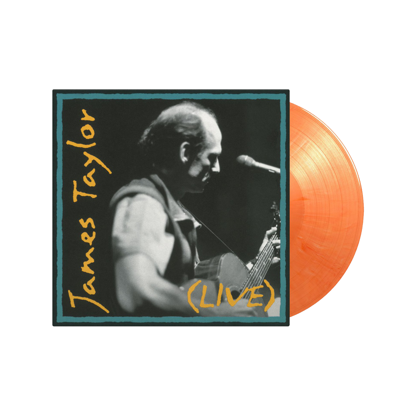 James Taylor Live: Limited Orange Marbled Vinyl 2LP { vinyl }