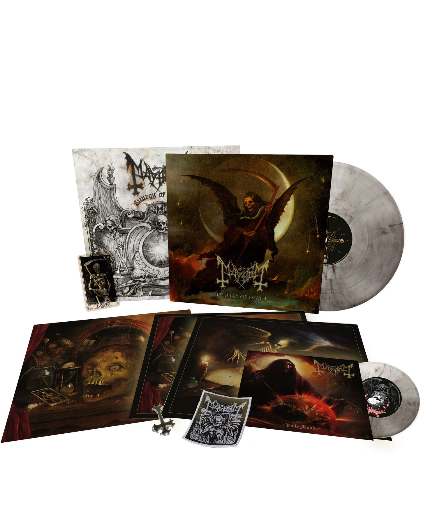 Liturgy of Death: Deluxe Clear & Black Marbled Vinyl LP + 7" Box Set { vinyl }