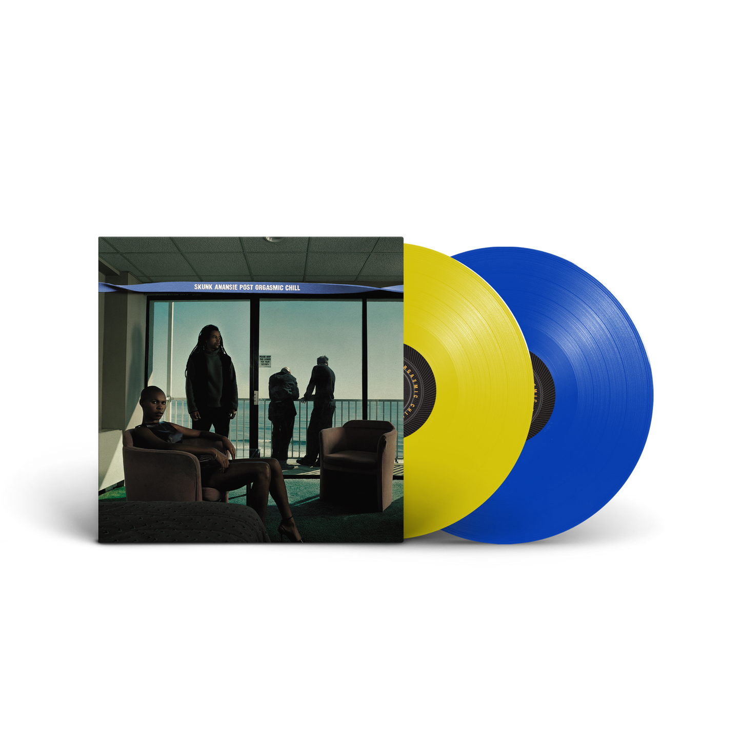 Post Orgasmic Chill (25th Anniversary): Limited Blue & Yellow Vinyl 2LP { vinyl }