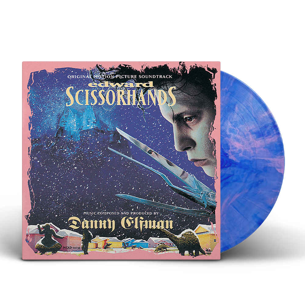 Edward Scissorhands: Exclusive Blue & Pink Candyland Swirl Vinyl LP { vinyl }