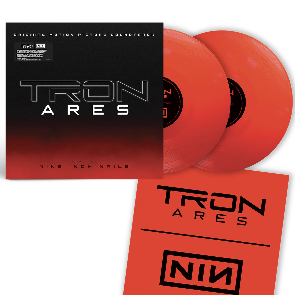Tron: Ares Soundtrack - Limited Edition Alternative Cover Red Vinyl + Poster { vinyl }