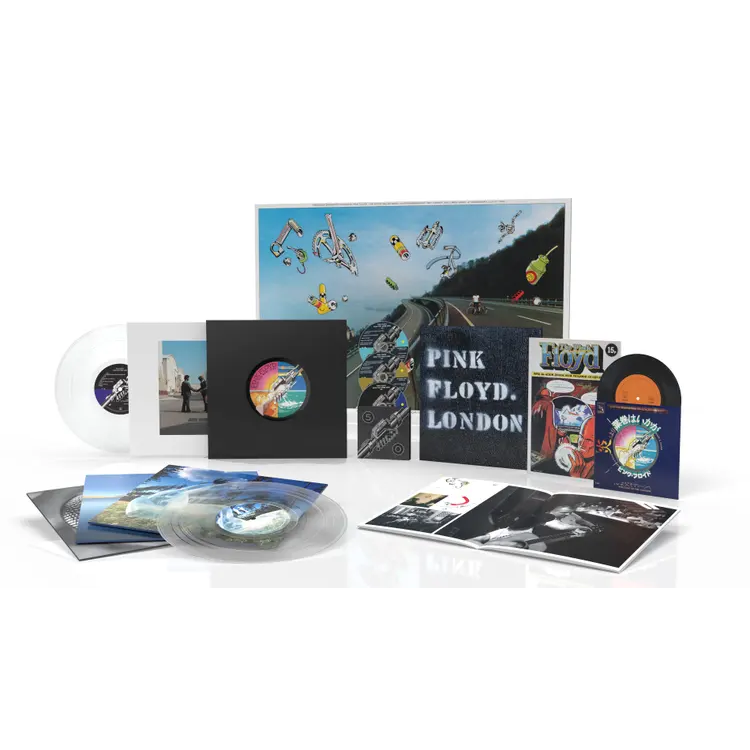 Wish You Were Here (50th Anniversary): Clear Vinyl 4LP + 2CD + 7" + Blu-Ray Box Set { vinyl }