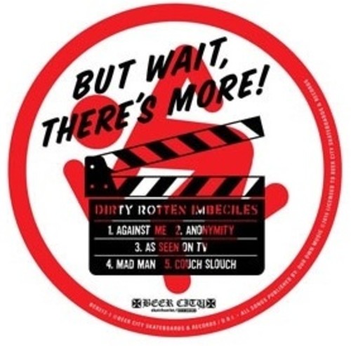 D.R.I. - But Wait ... There's More! (hand Silk Screened) { vinyl }