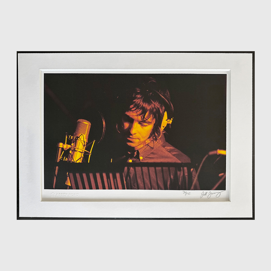 Oasis Liam Close-up Limited Edition Print by Jill Furmanovsky { vinyl }
