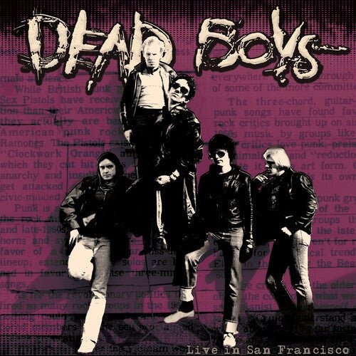 DEAD BOYS - LIVE IN SAN FRANCISCO - PURPLE MARBLE Vinyl LP { vinyl }