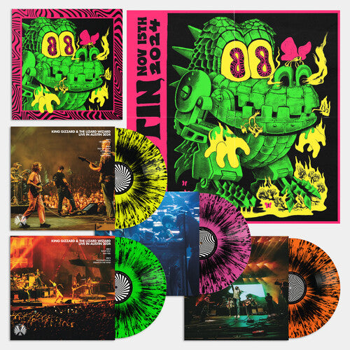 King Gizzard and the Lizard Wizard - King Gizzard: Live in Austin '24 (4LP Neon Splatter Box Set) { vinyl }