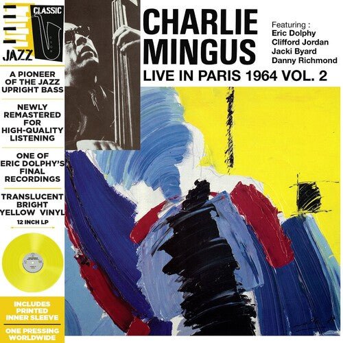 MINGUS,CHARLIE - LIVE IN PARIS 1964 VOL. 2 - TRANSLUCENT YELLOW Vinyl LP { vinyl }