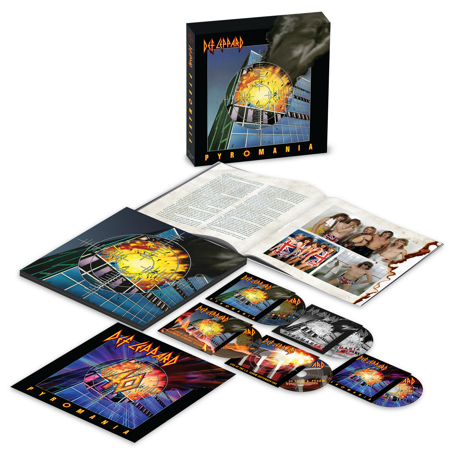 Pyromania 40: 4CD & Blu-Ray