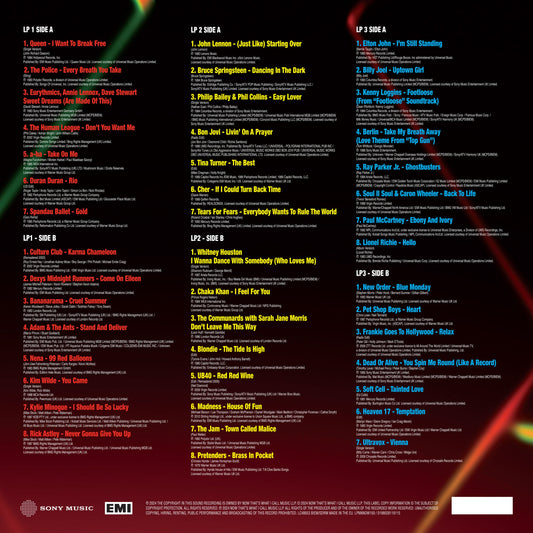NOW That’s What I Call The 80s (3LP) { vinyl }