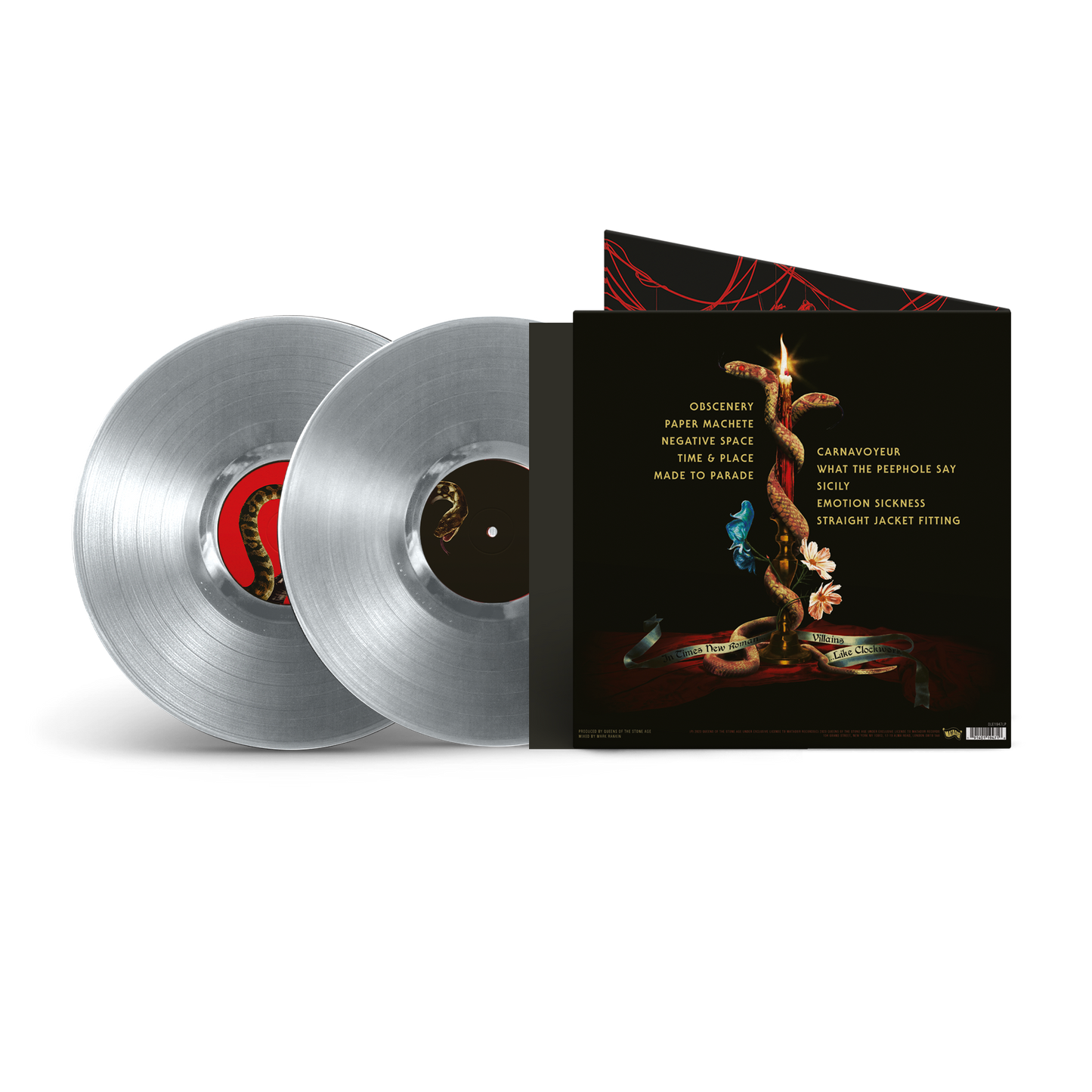 In Times New Roman... Opaque Silver 2lp { vinyl }