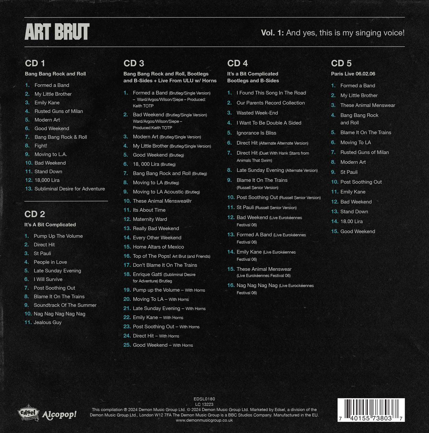 And Yes, This Is My Singing Voice! - New Cross and Beyond 2003 - 2008: Signed 5CD Box Set (w/ Signed Print) { vinyl }