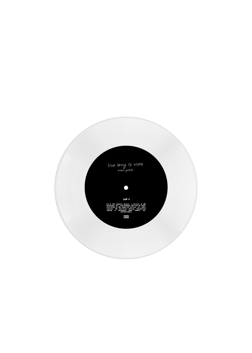 the boy is mine 7" { vinyl }