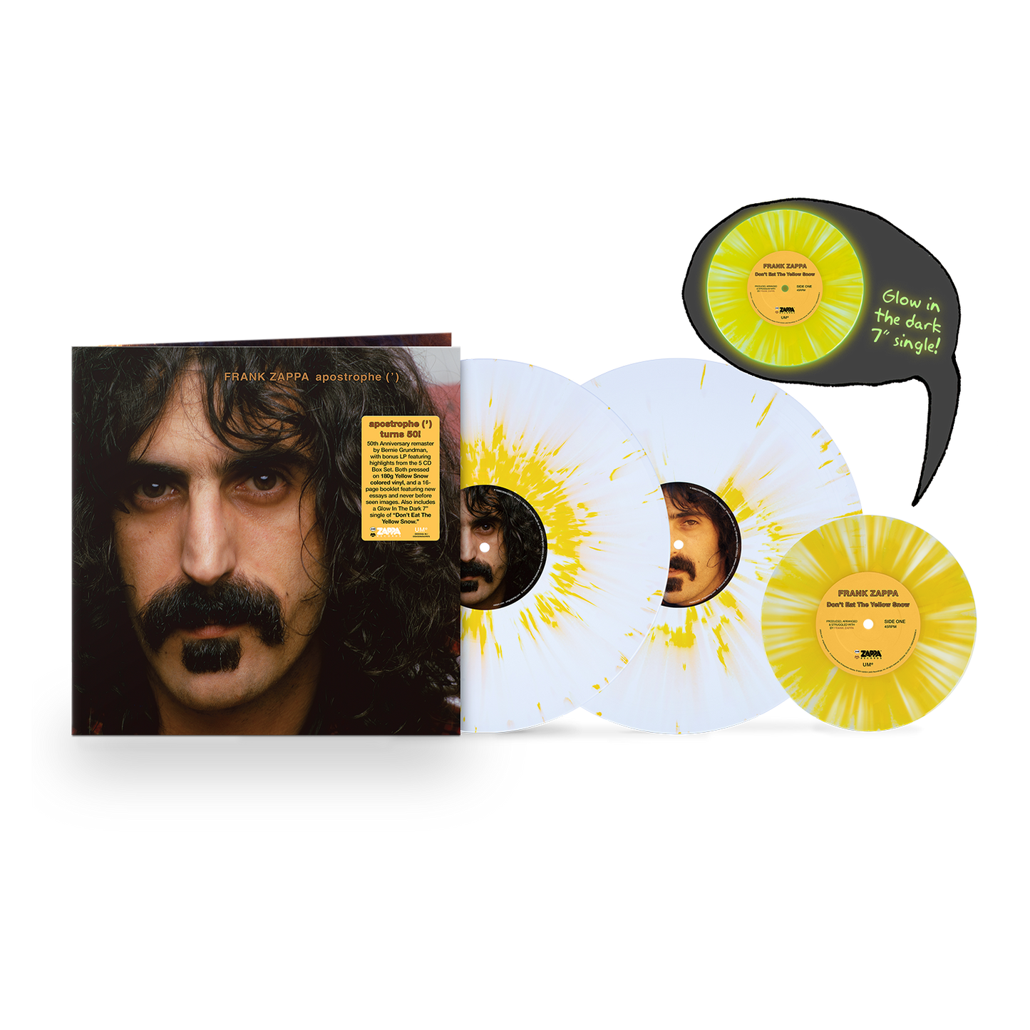 Apostrophe (') - 50th Anniversary Edition: White Splatter Vinyl 2LP { vinyl }