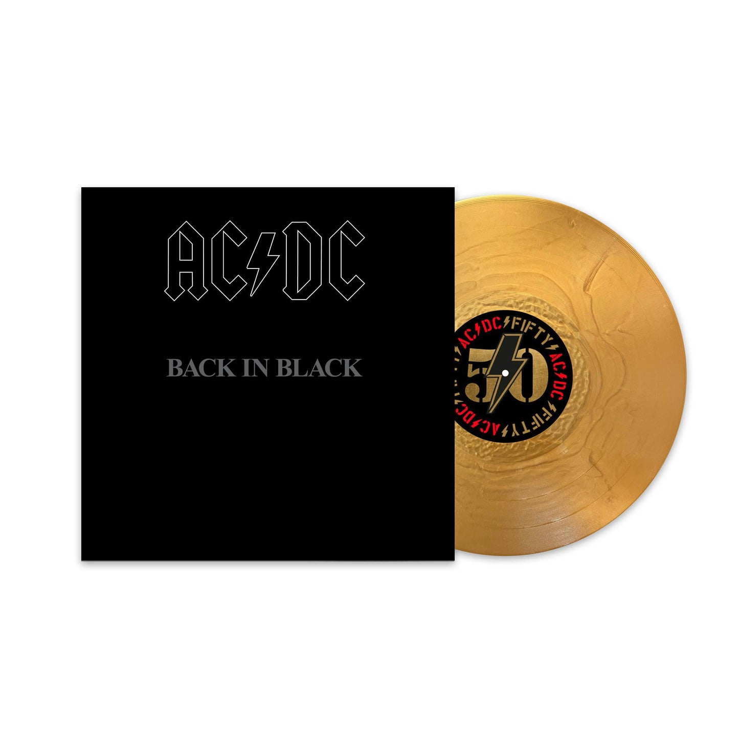 Back In Black (50th Anniversary): Gold Vinyl LP { vinyl }