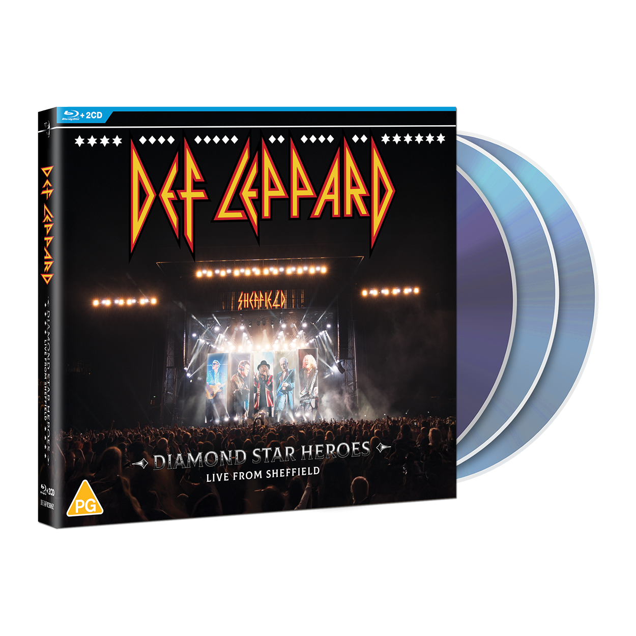 Diamond Star Heroes - Live From Sheffield: Blu-ray + 2CD { vinyl }