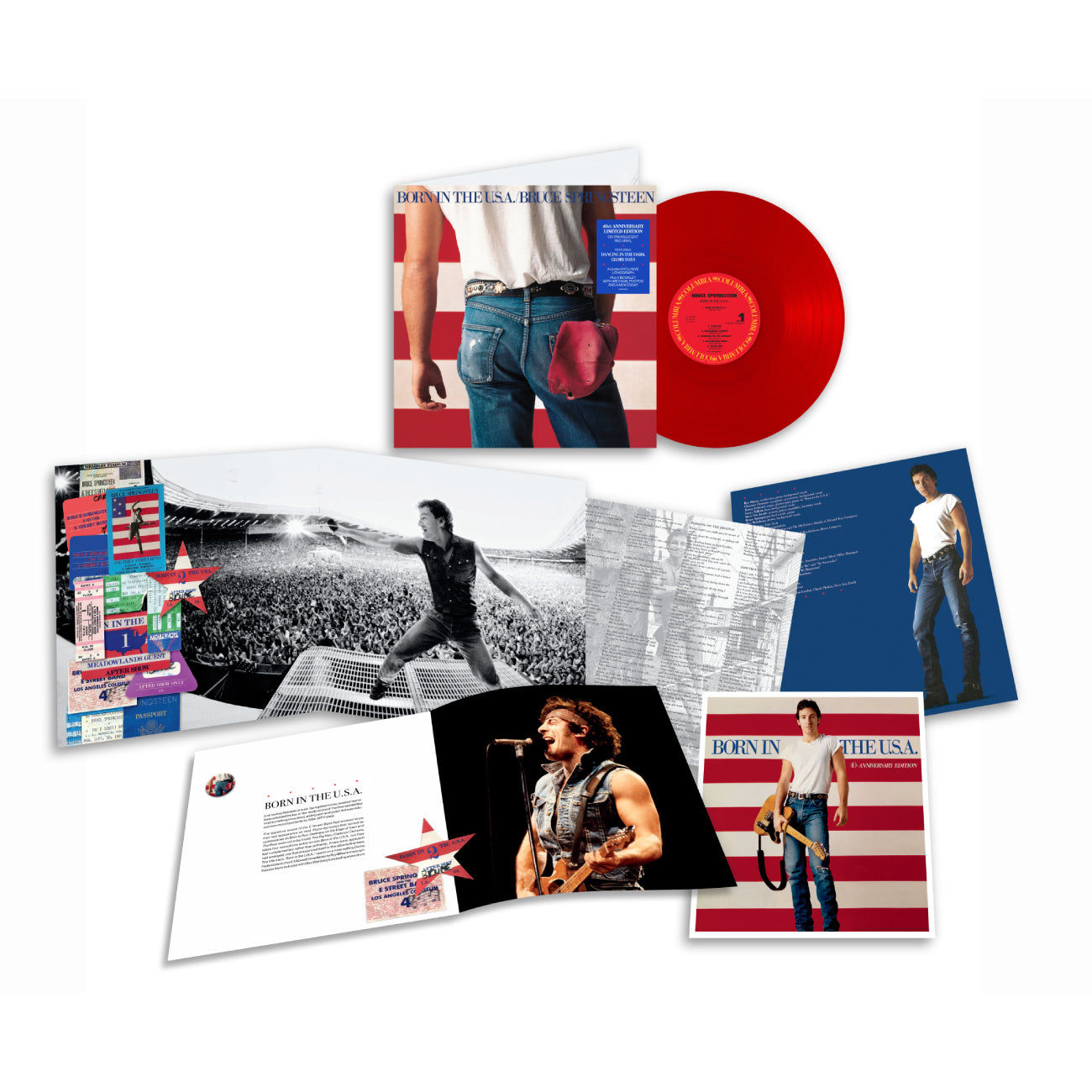 Born in the USA (40th Anniversary Edition): Translucent Red Vinyl LP { vinyl }