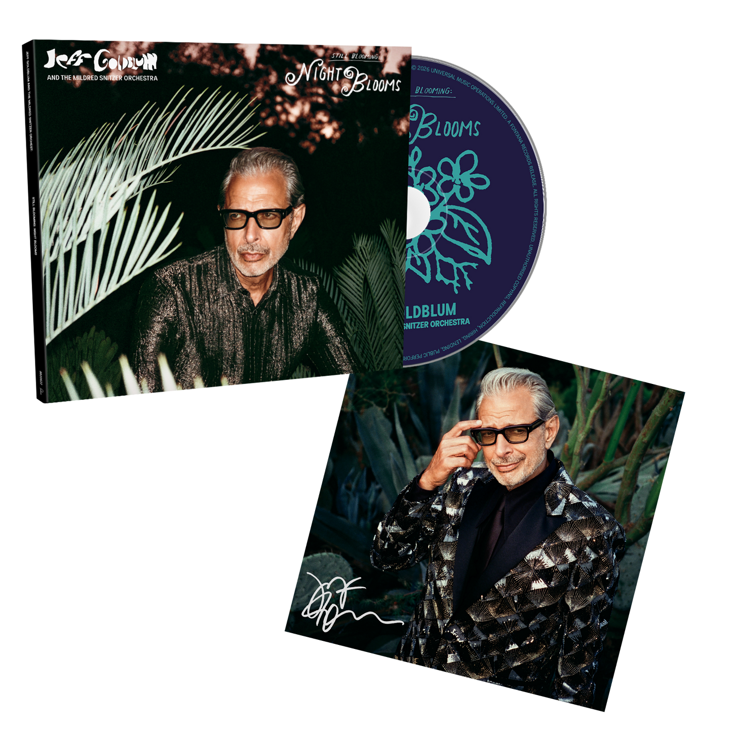 Night Blooms - Exclusive Alt Cover CD (Signed) { vinyl }