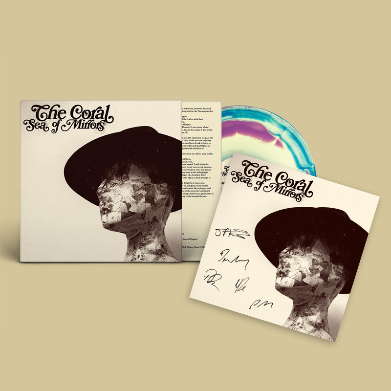 Sea Of Mirrors: Limited Tri-Colour Marble Vinyl LP + Signed Print { vinyl }