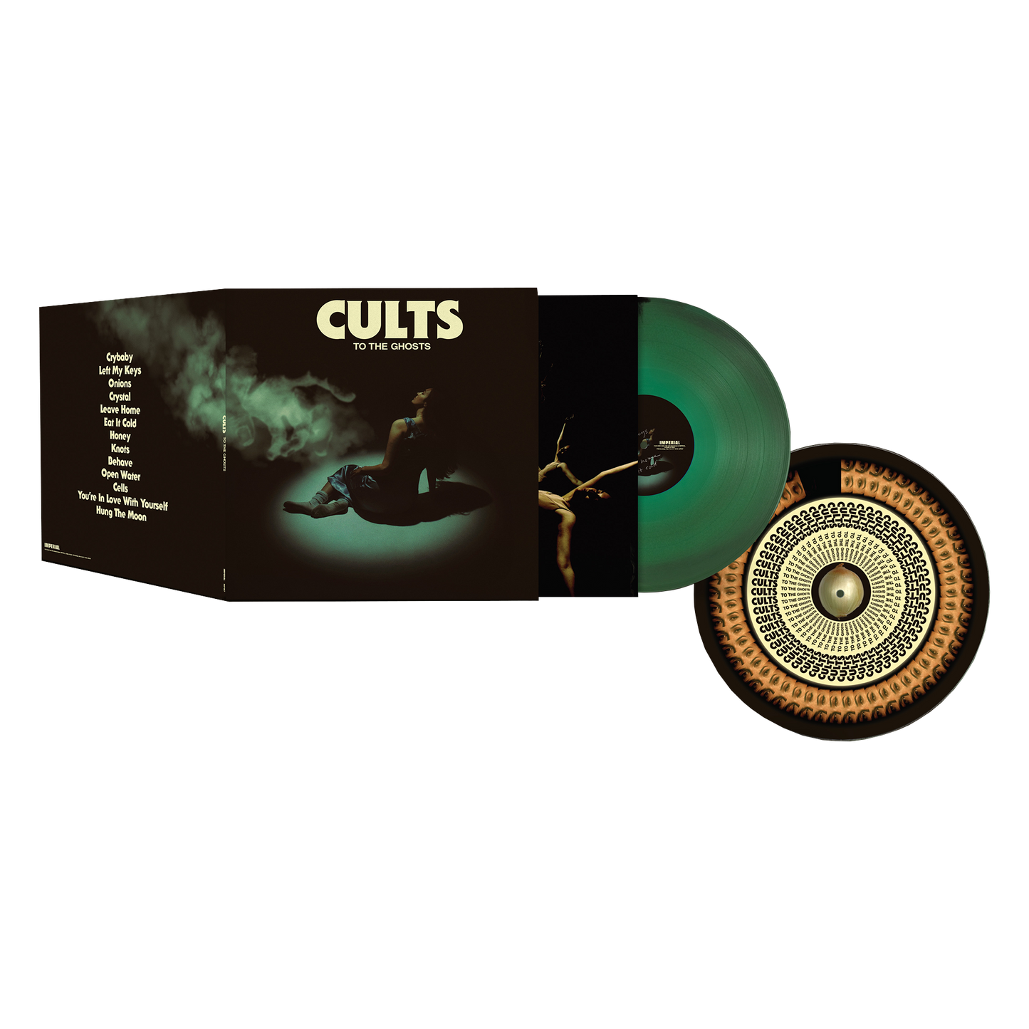 To The Ghosts: Limited Green LP & Signed Zoetrope Slipmat { vinyl }