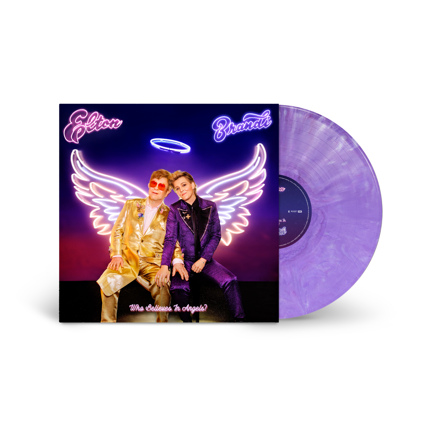 Who Believes In Angels? Store Exclusive Purple Marble Vinyl + Signed Art Card Bundle { vinyl }