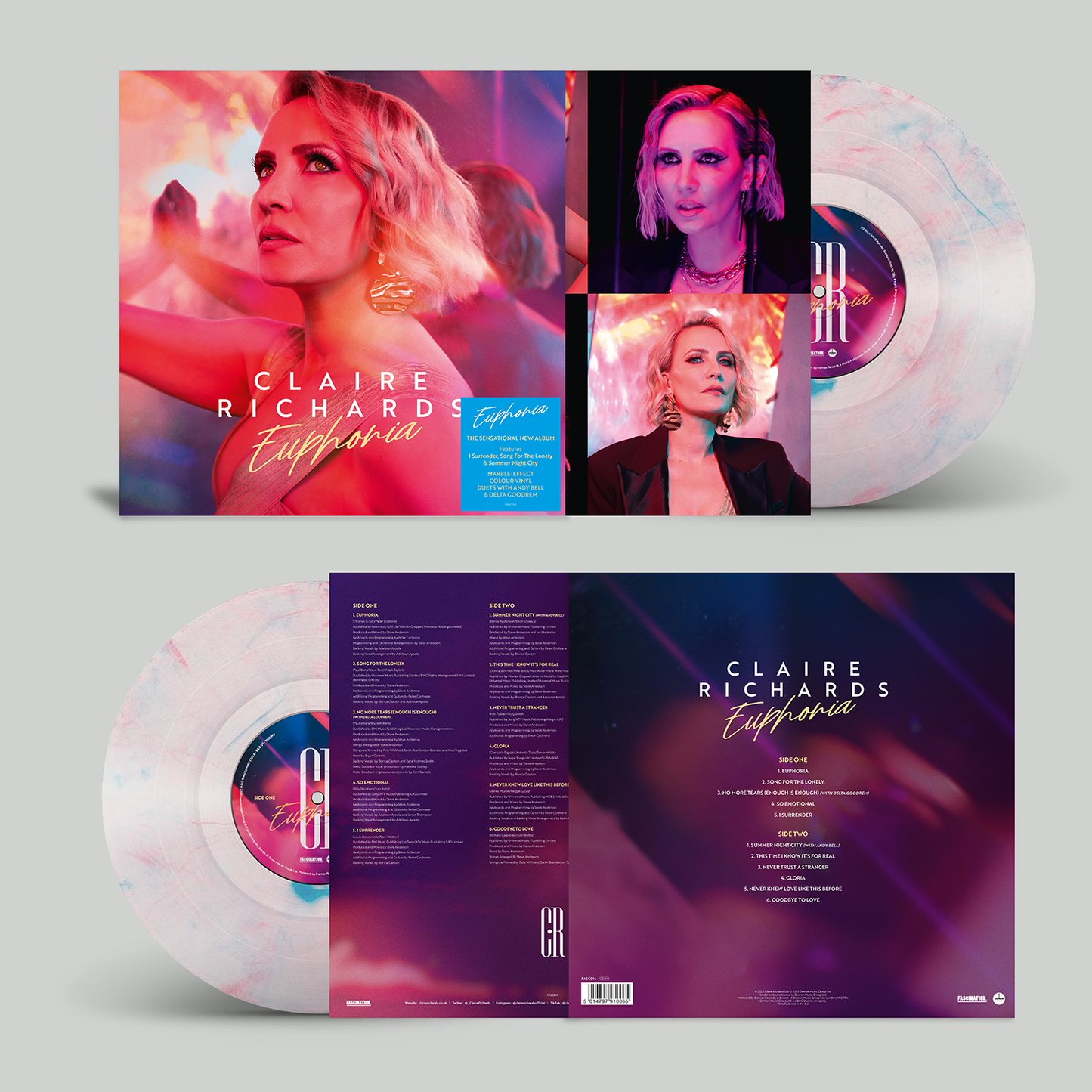 Euphoria Limited Marble-Effect Colour Vinyl LP { vinyl }