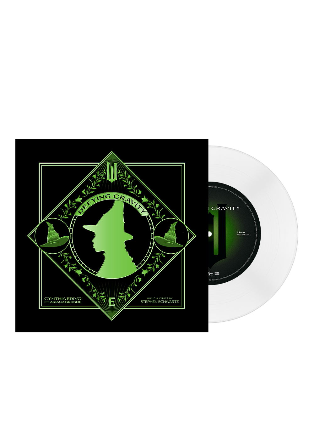 Cynthia Erivo ft. Ariana Grande - Defying Gravity (Clear Vinyl) 7” { vinyl }