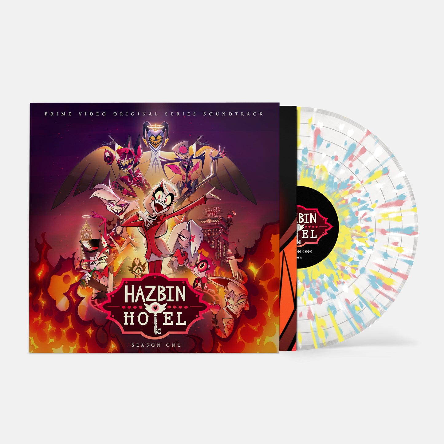 Hazbin Hotel (Original Soundtrack): Heavenly Splatter Vinyl 2LP { vinyl }