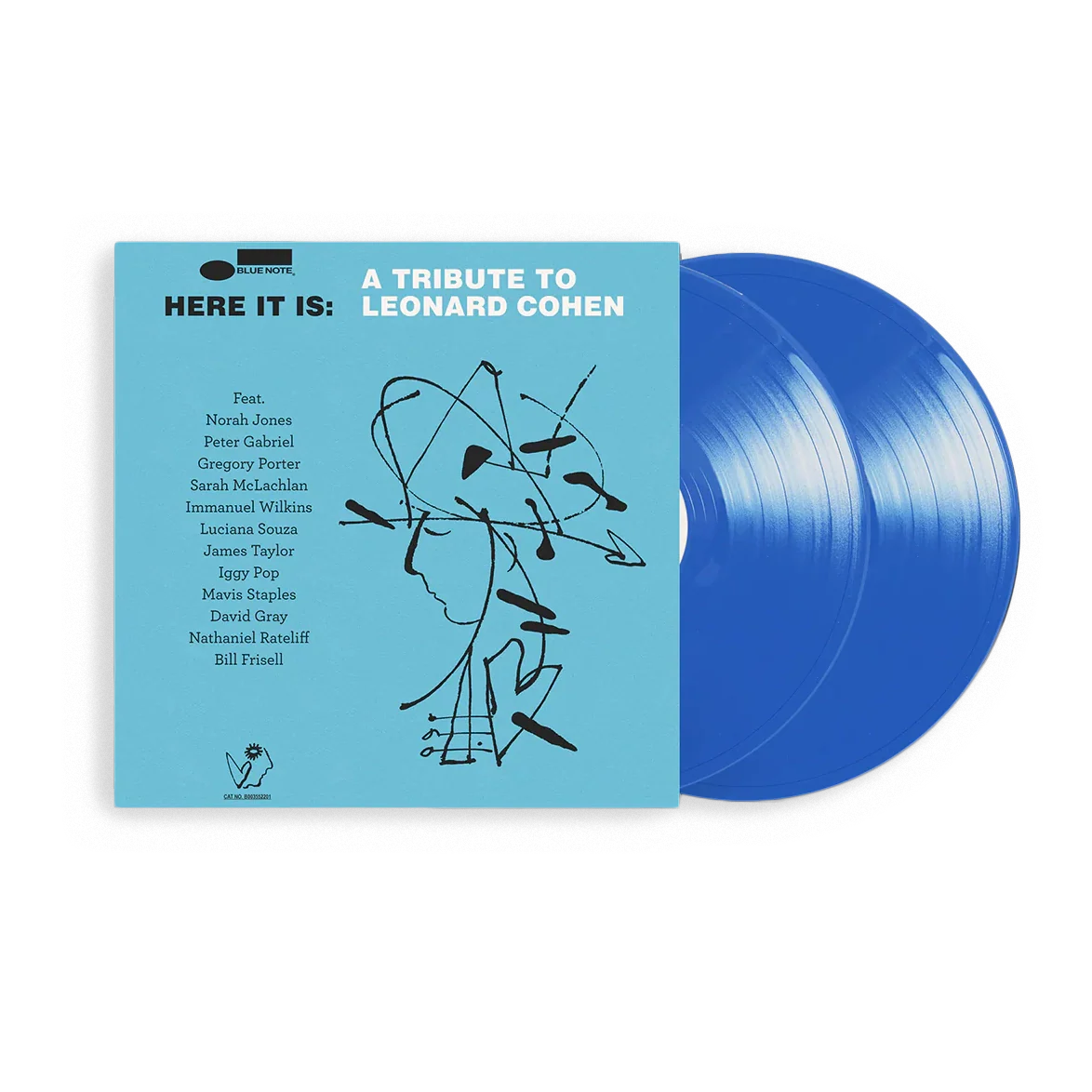 Here It Is - A Tribute To Leonard Cohen: Blue Vinyl 2LP { vinyl }