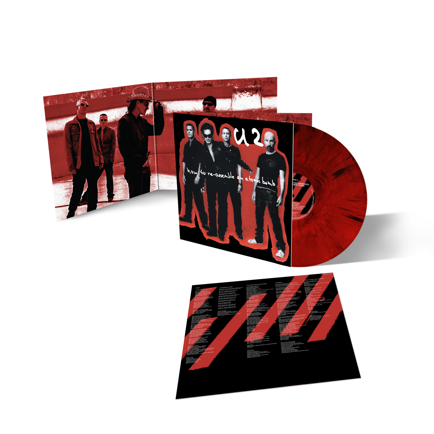 How To Re-Assemble An Atomic Bomb: Gatefold Red & Black Marble Vinyl LP