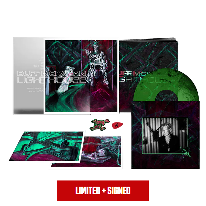 Lighthouse (Signed Deluxe Transparent Green & Black Marble vinyl) { vinyl }