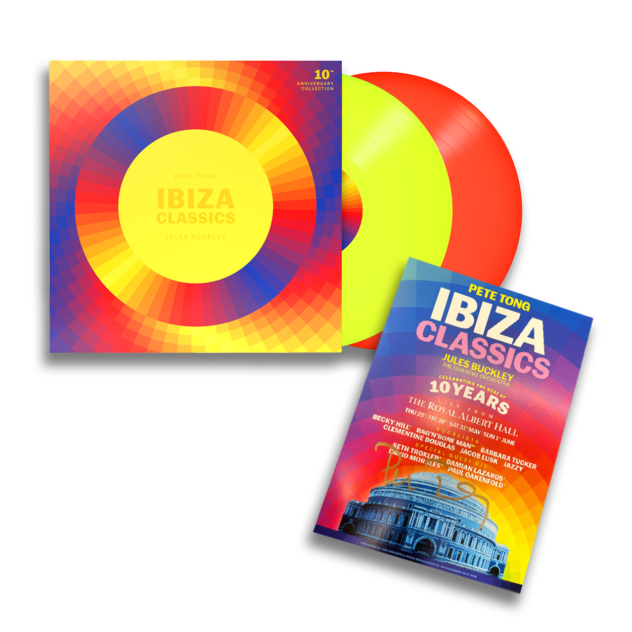Ibiza Classics - 10th Anniversary Collection: Neon Vinyl 2LP & Signed Print { vinyl }