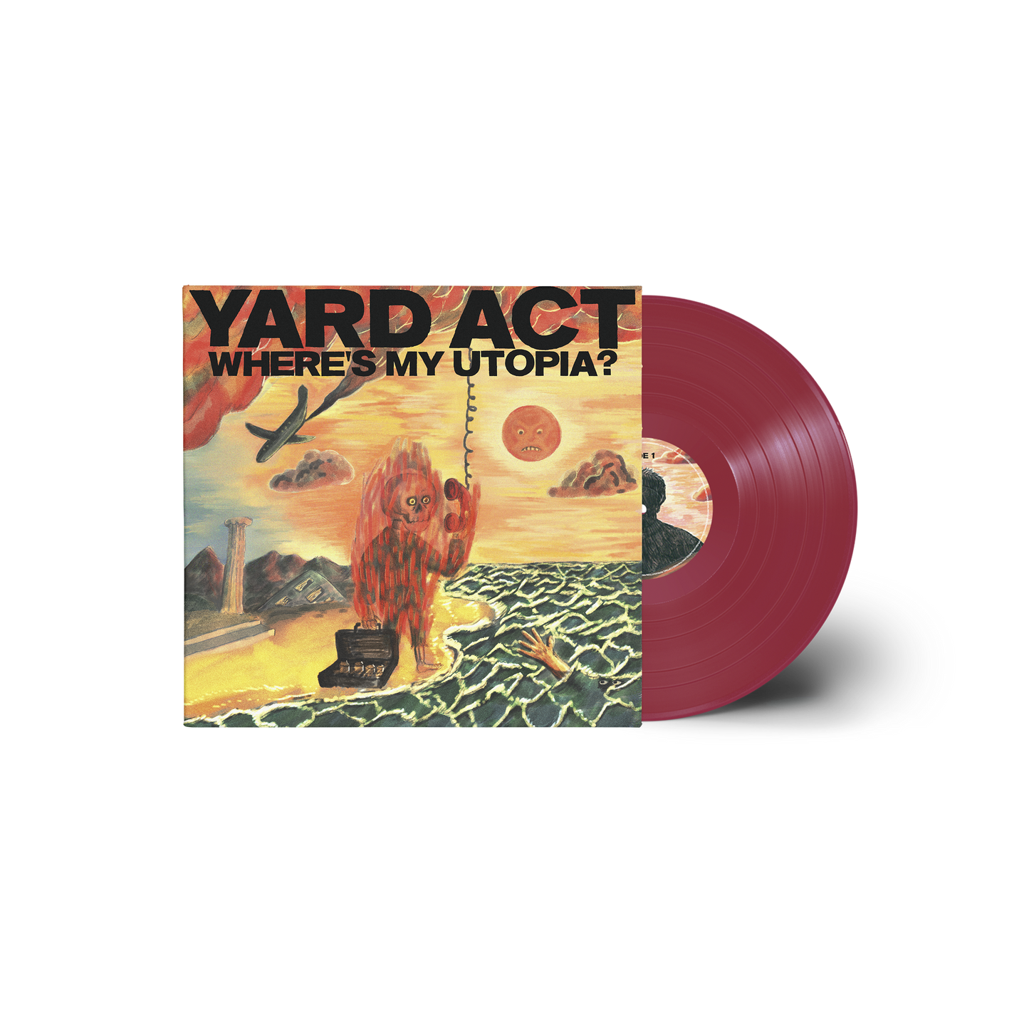 Where's My Utopia? Exclusive Maroon Vinyl LP + Signed Artcard { vinyl }