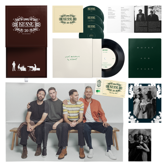 20th Anniversary Signed Hopes and Fears Limited Deluxe 3CD Box Set + 7" Single { vinyl }