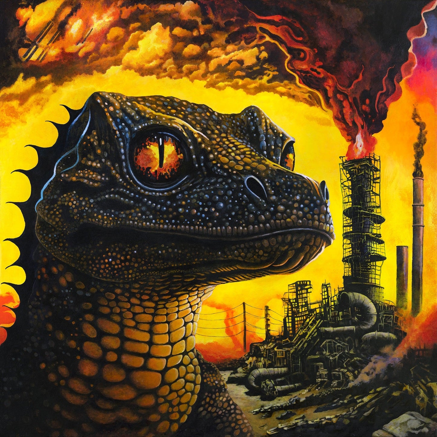 PetroDragonic Apocalypse; or, Dawn of Eternal Night - An Annihilation of Planet Earth and the Beginning of Merciless Damnation: Limited Lucky Rainbow Recycled Vinyl 2LP. { vinyl }