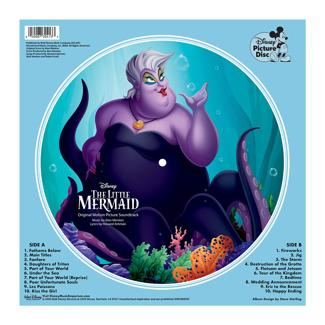 The Little Mermaid: Picture Disc Vinyl LP { vinyl }