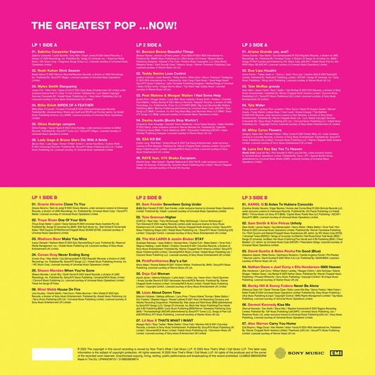 NOW That's What I Call… Pop! (3LP) { vinyl }