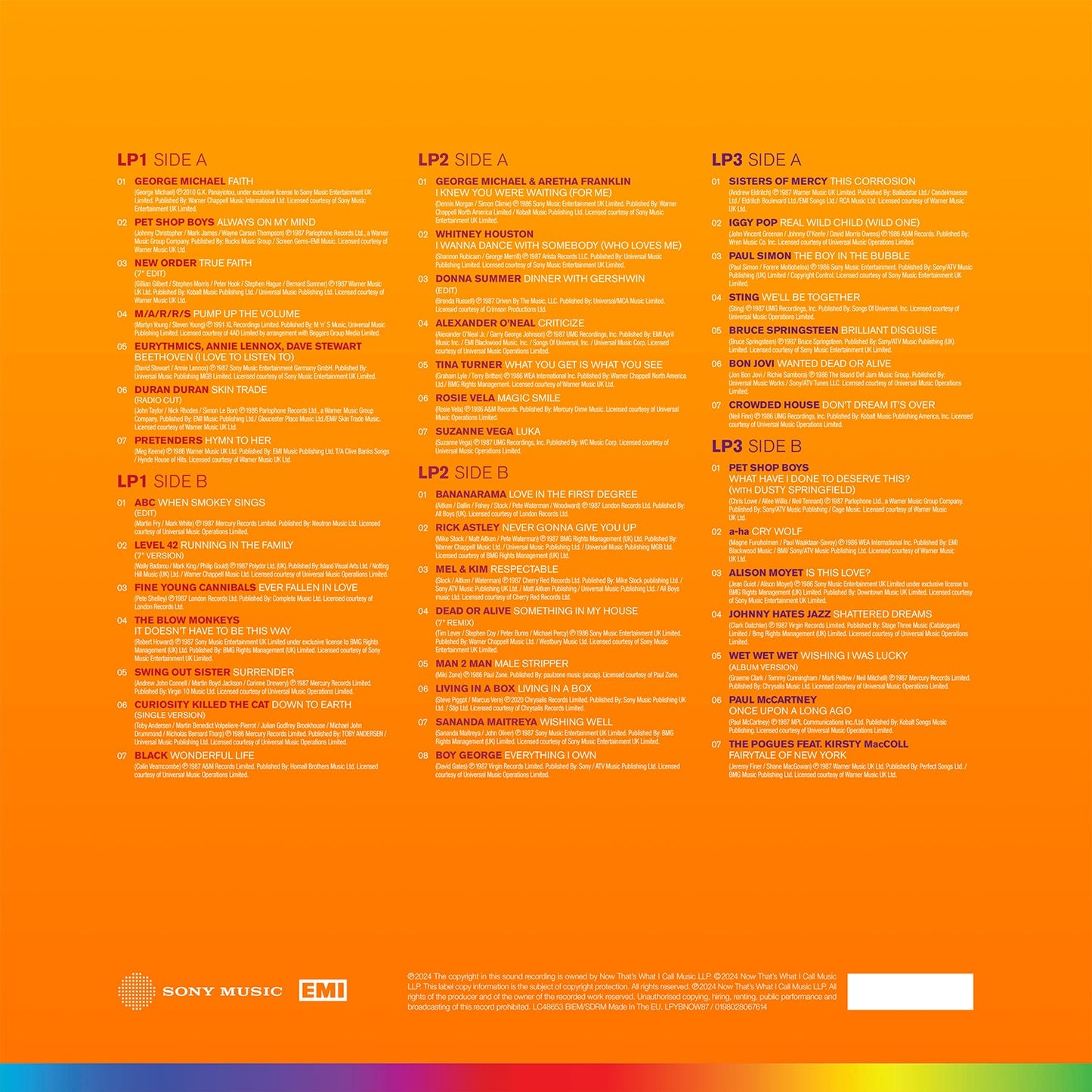 NOW - Yearbook 1987 (3LP) { vinyl }