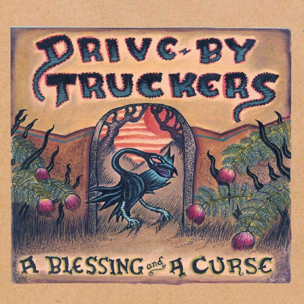 DRIVE-BY TRUCKERS - A BLESSING AND A CURSE - CRYSTAL FUCHSIA Vinyl LP