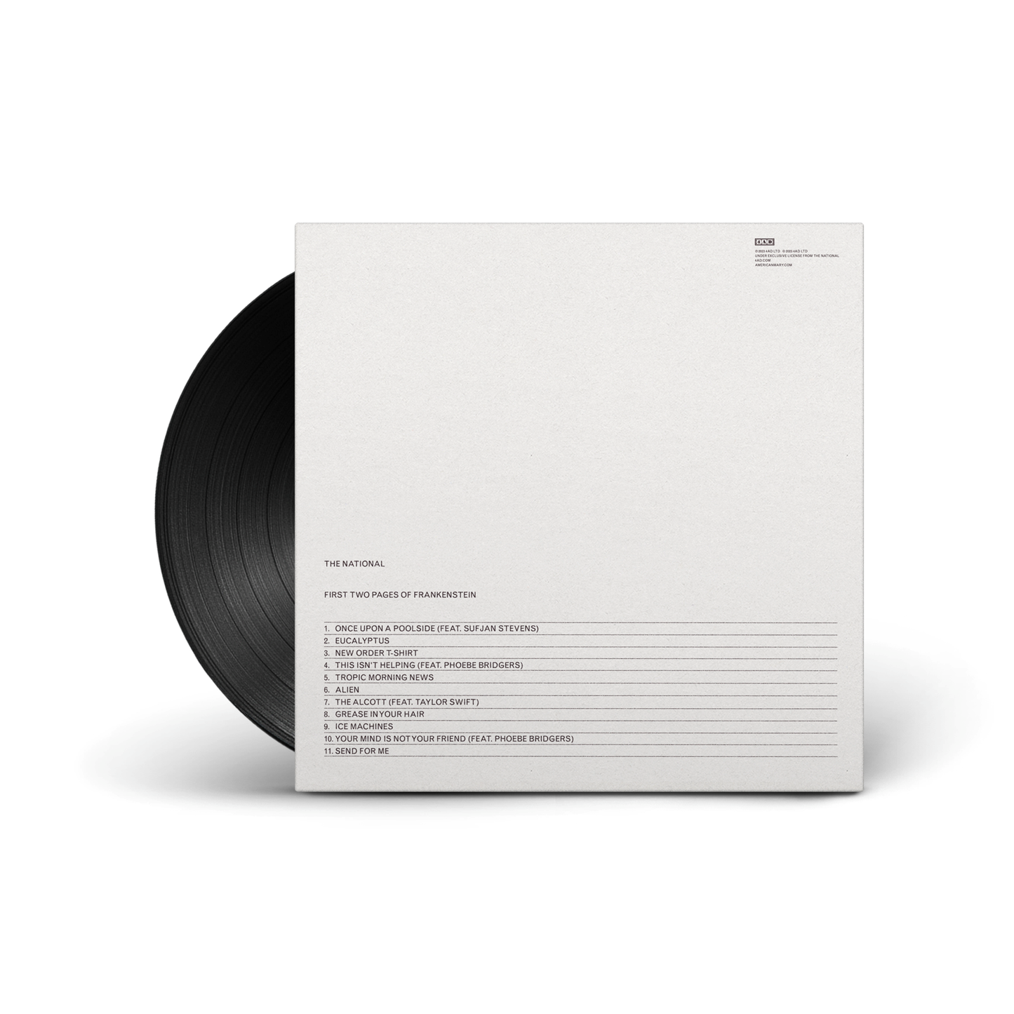 First Two Pages Of Frankenstein: Black Vinyl LP { vinyl }