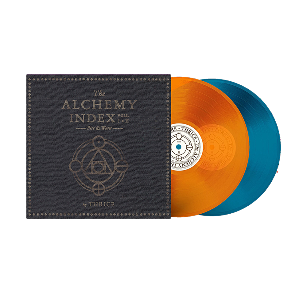 The Alchemy Index Vols. I & II: Fire & Water: Orange Crush & Sea Blue 2LP { vinyl }