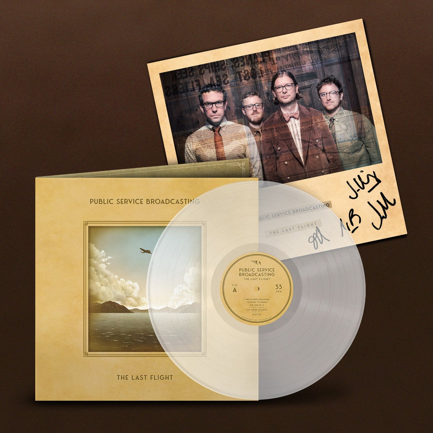 The Last Flight: Limited Clear Vinyl LP & Exclusive Signed Print { vinyl }
