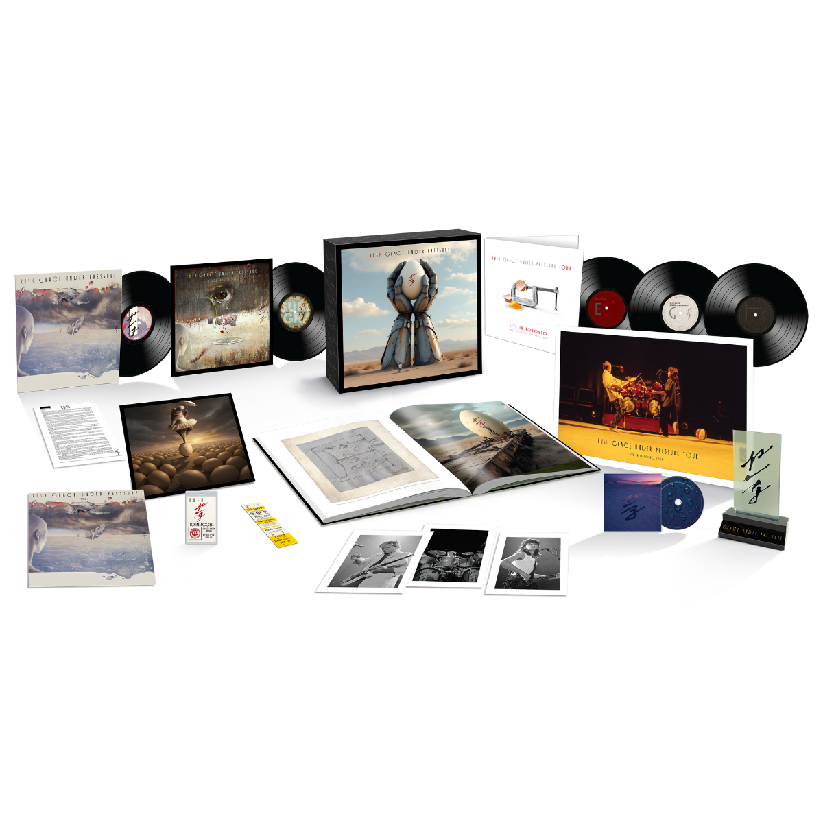 Grace Under Pressure: Super Deluxe 5LP + Blu-ray Box Set { vinyl }