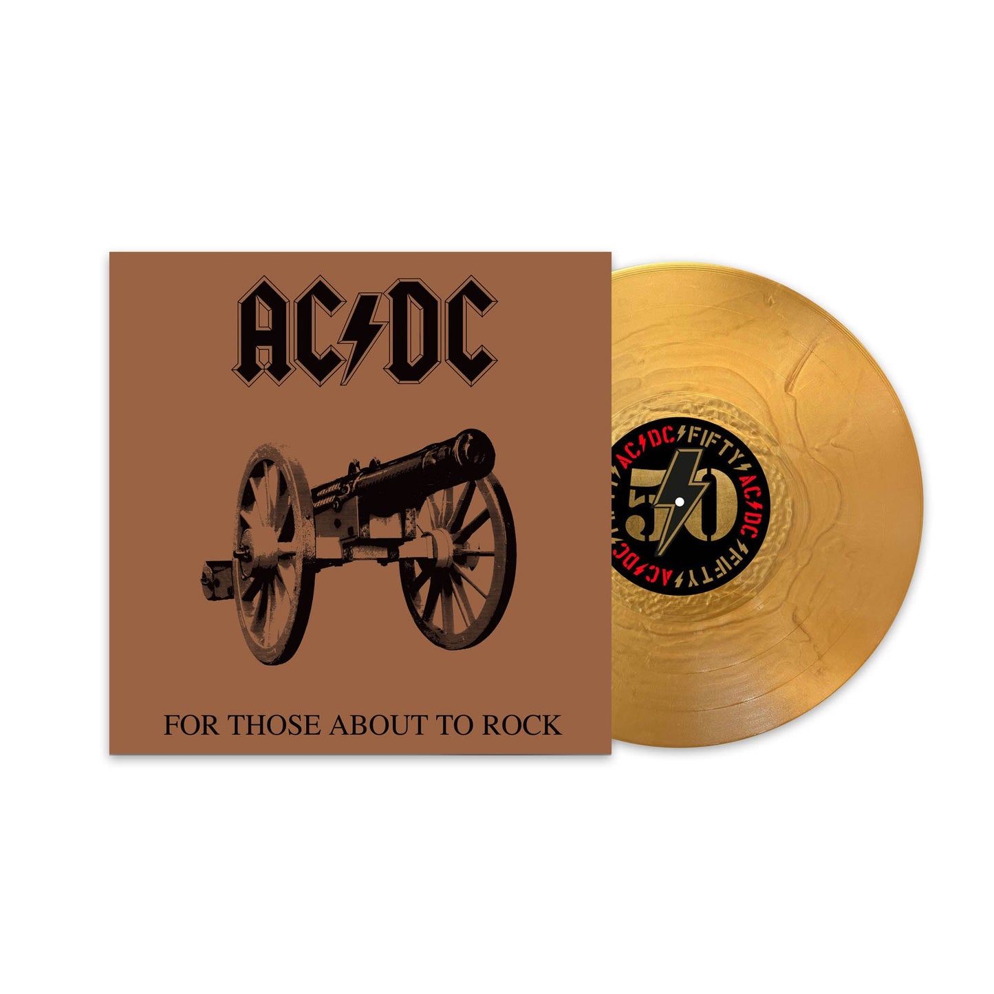 For Those About To Rock (50th Anniversary): Gold Vinyl LP { vinyl }