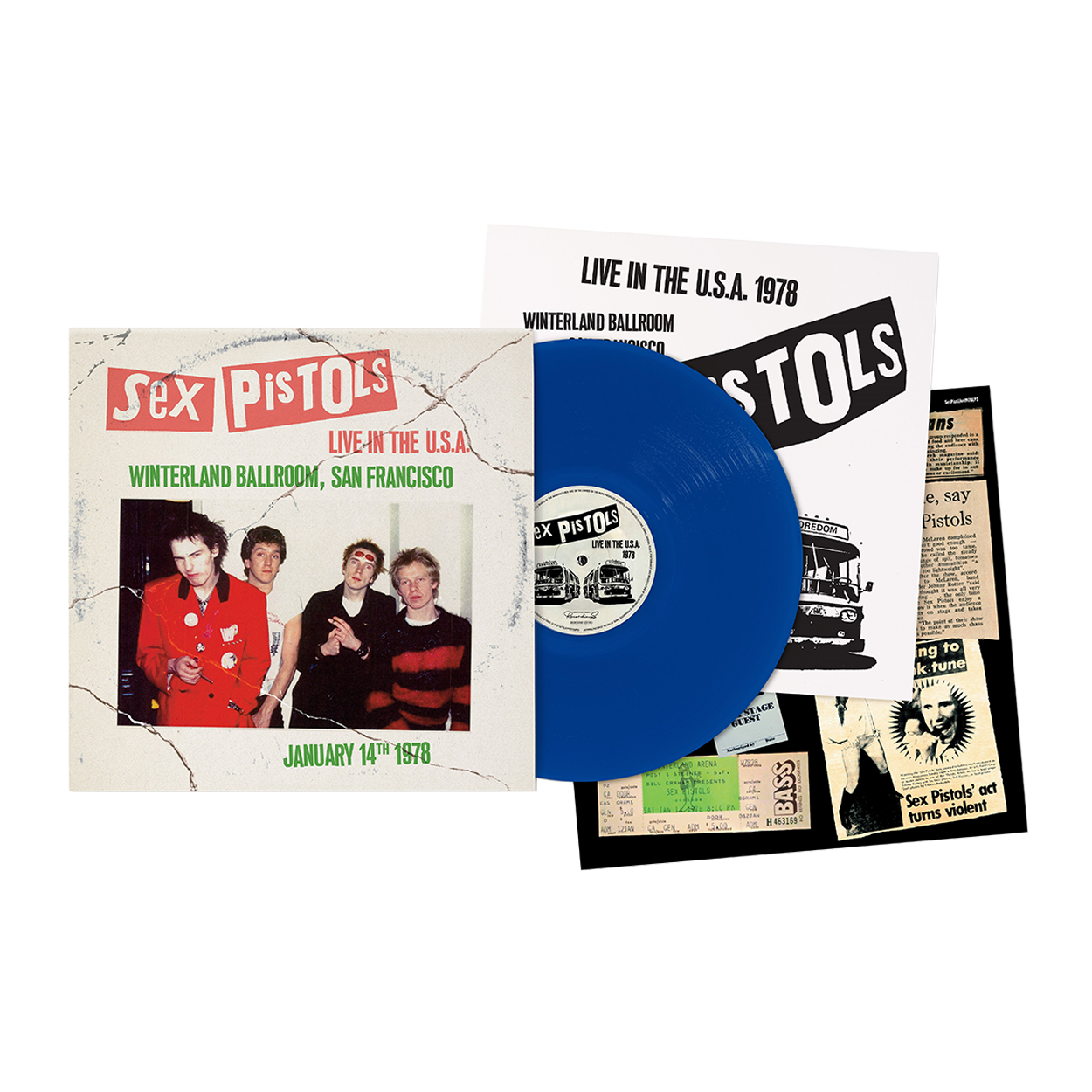 Live In The USA 1978 – San Francisco: Blue Vinyl LP { vinyl }