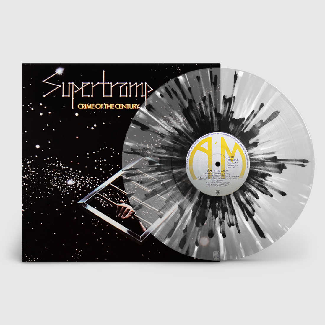 Crime Of The Century: Exclusive Translucent Grey with White + Black Splatter Vinyl LP { vinyl }