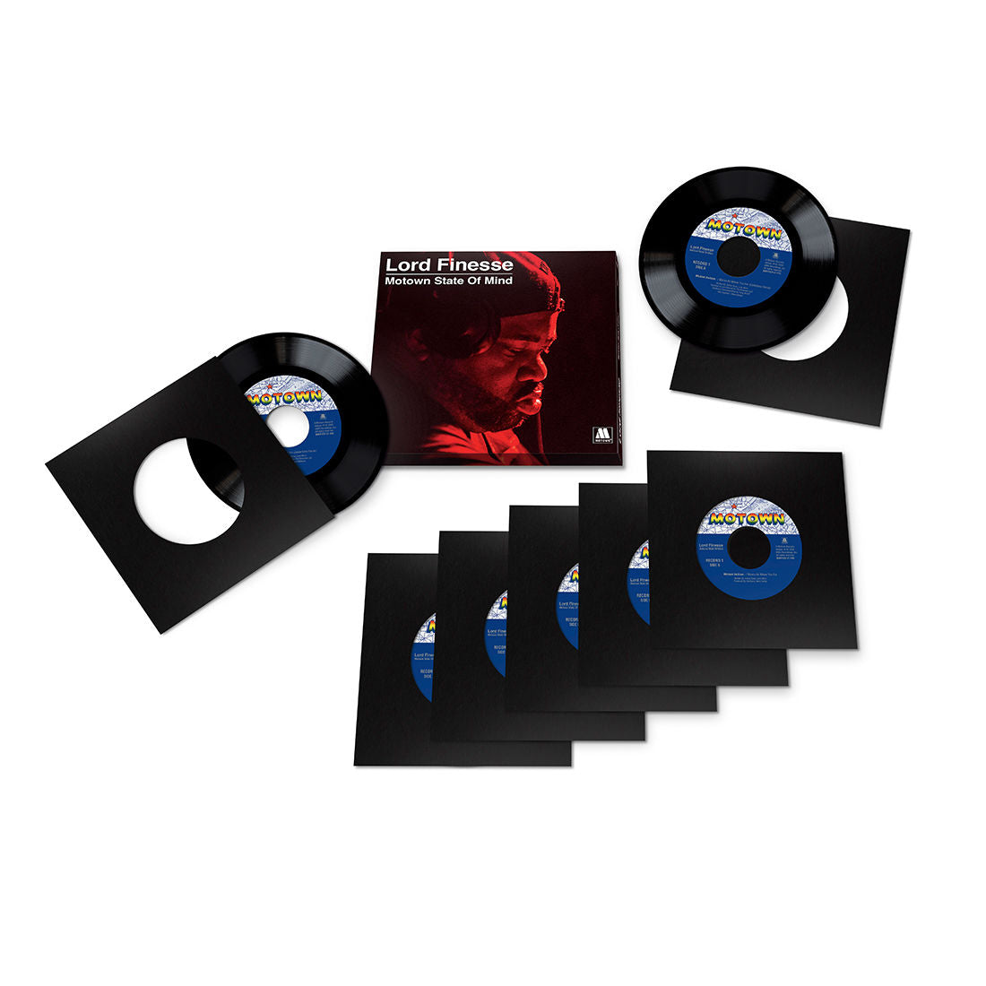 Lord Finesse Presents – Motown State Of Mind: Limited Edition 7 x 7" Vinyl Box Set { vinyl }