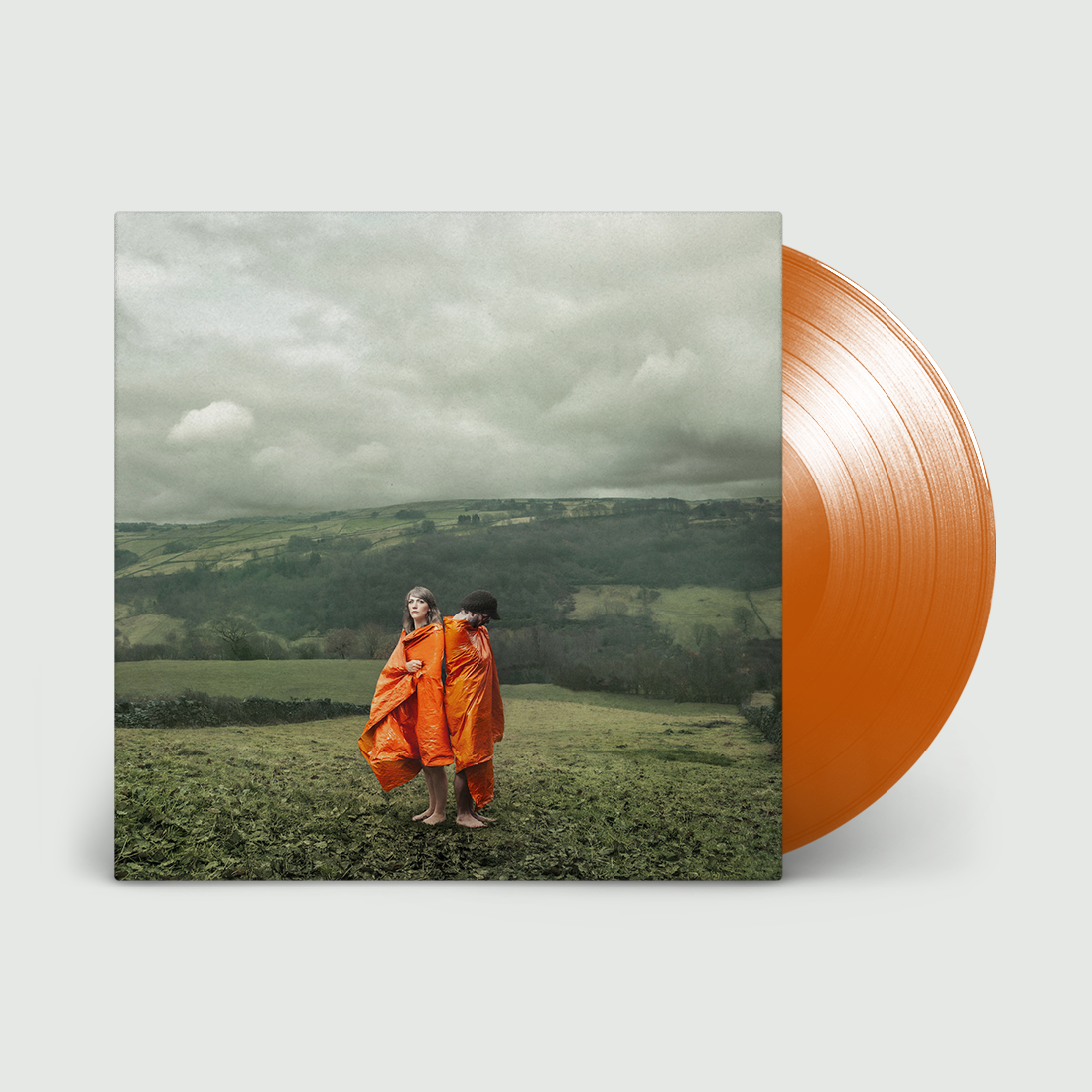 Orange Synthetic: Signed 180gm Fluorescent Orange Vinyl LP { vinyl }