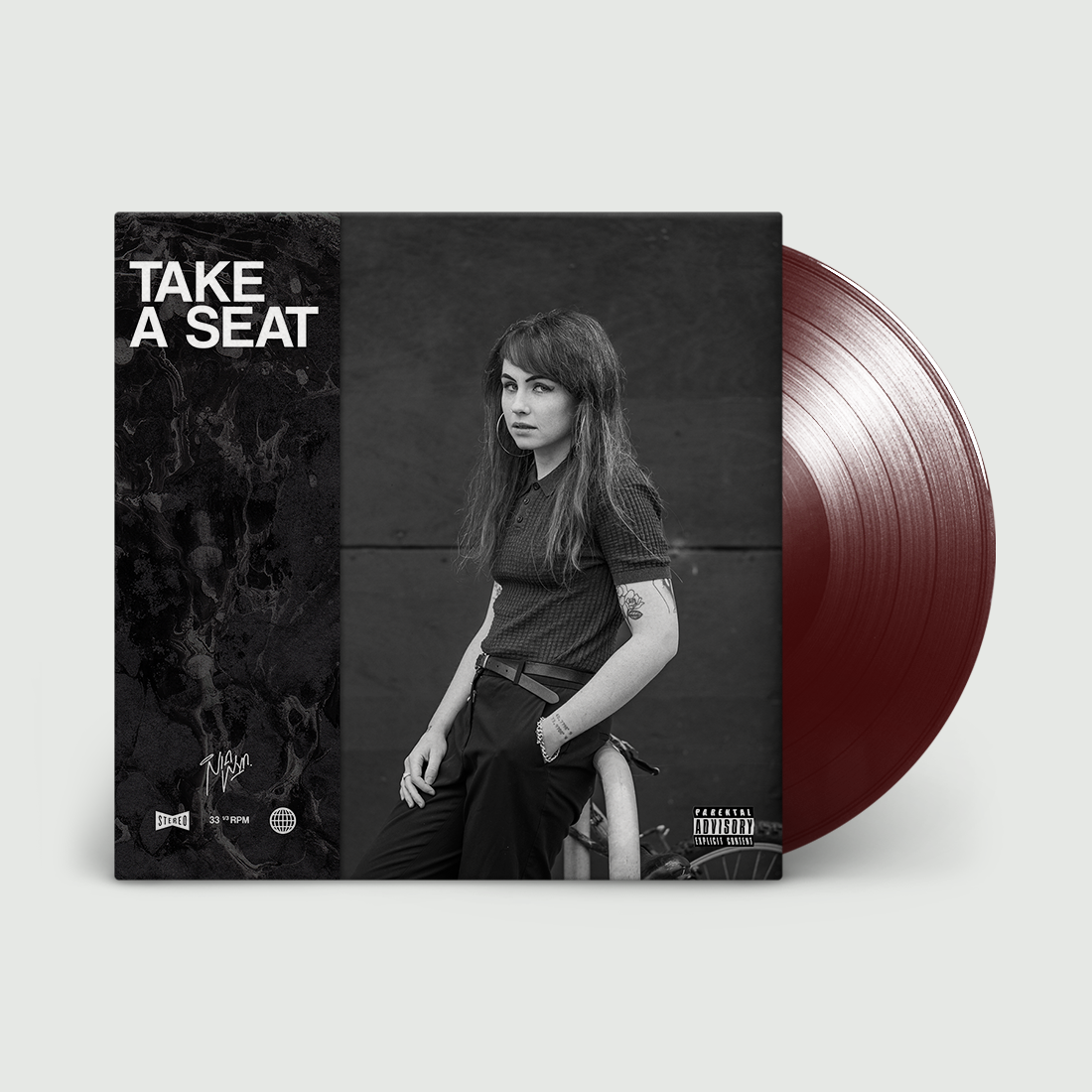 Take A Seat: Signed Mulberry Vinyl LP { vinyl }