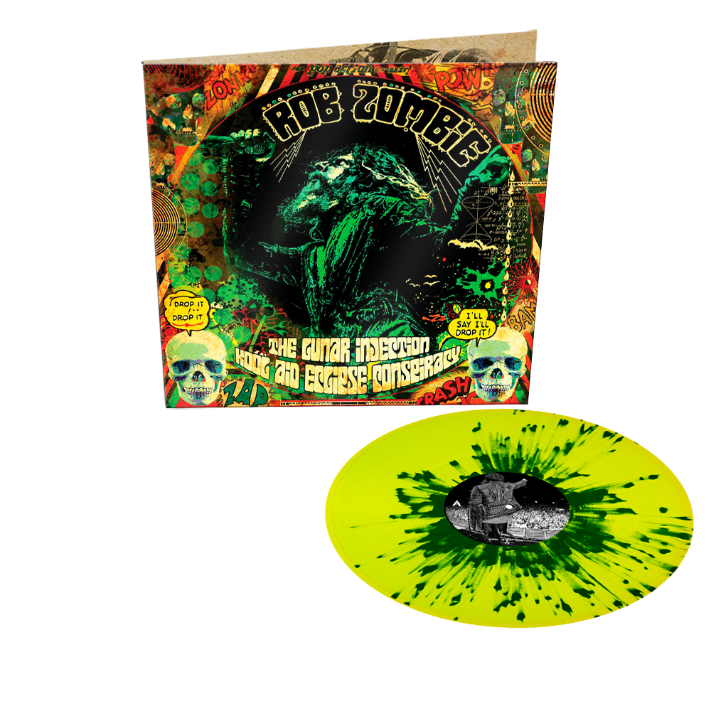 The Lunar Injection Kool Aid Eclipse Conspiracy: Exclusive Neon Yellow + Green Splatter Vinyl LP { vinyl }