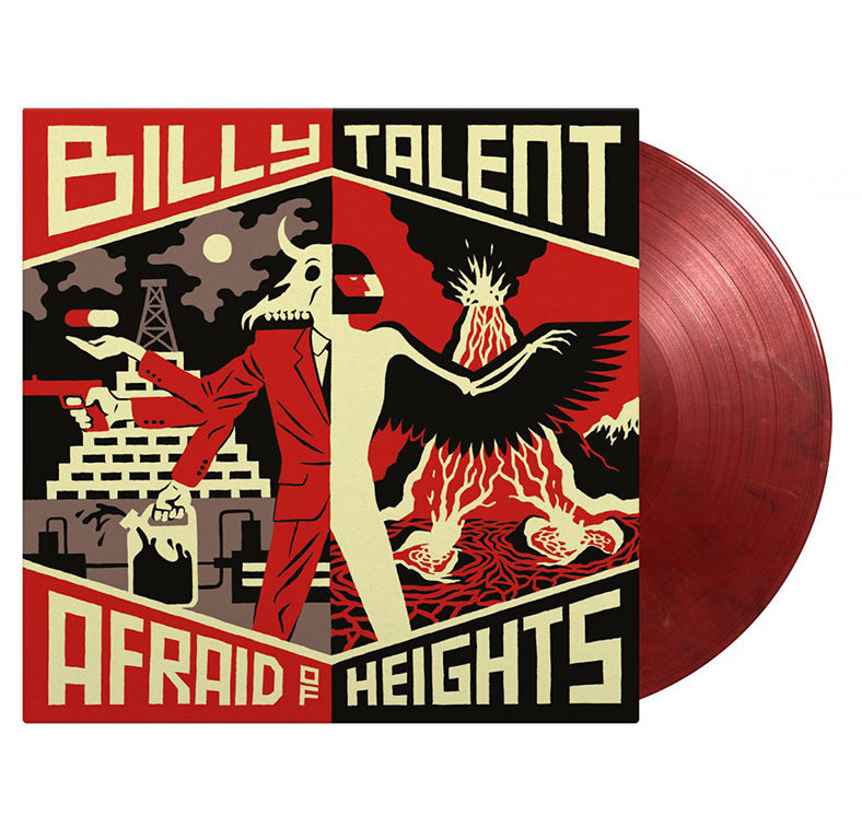Afraid Of Heights: Limited Transparent Red, White & Black Vinyl 2LP { vinyl }